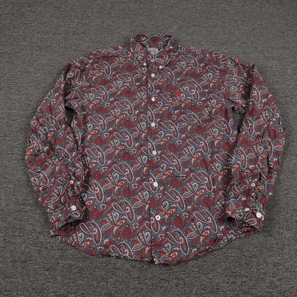 Cinch Shirt Mens Large Multicolor Paisley Long Sleeve Button Up Western Casual